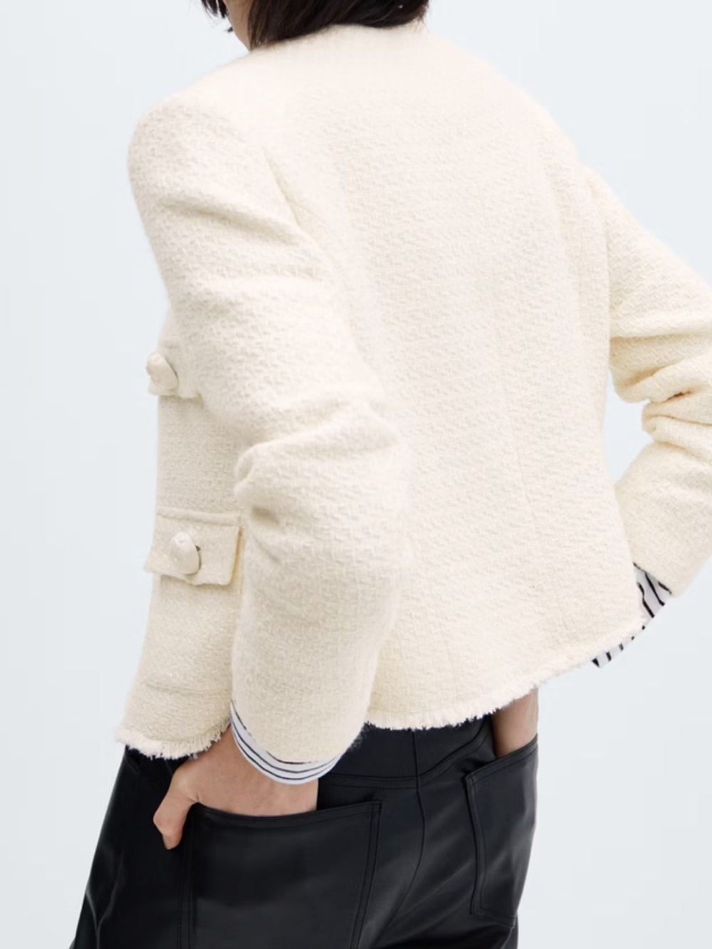 Mango Tweed Jacket - Picture 4 of 8